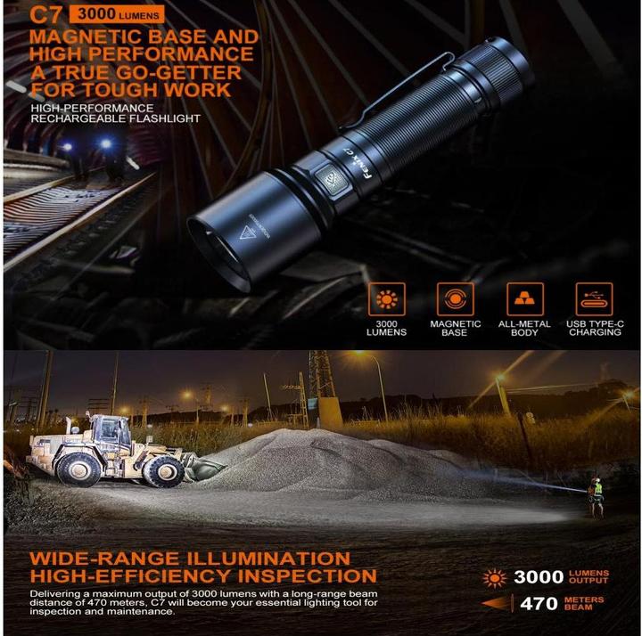 Produktbild Fenix C7 (14.90 cm, 3000 lm)