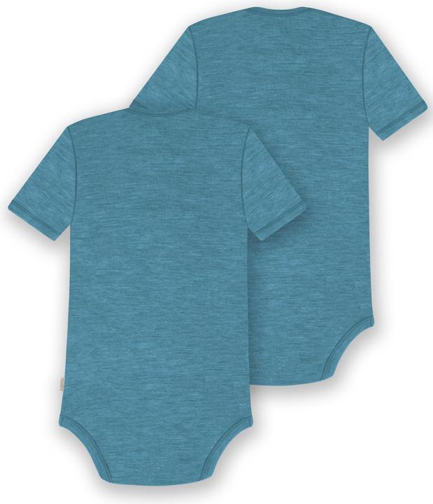 Image du produit Normani Lot de 2 body bébé mérinos manches courtes "Tauranga" - 9289 (98)