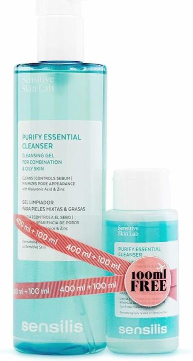 Sensilis Purify Essential Cleansing Gel 400ml - 2er-Pack (Gel, 400 ml)