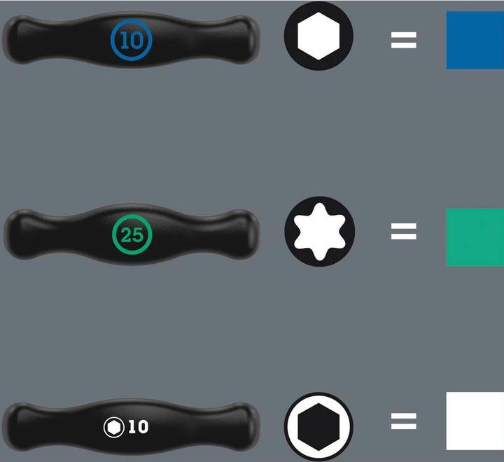 Produktbild Wera 454/10 HF Set Imperial 1