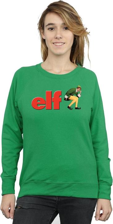 Actual product image Elf Womens/Ladies Crouching Logo Sweatshirt (S)