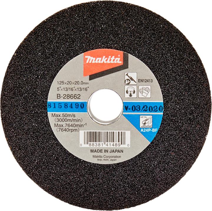 Image du produit Makita Pierre à aiguiser K24 125x20x20 (B-28662) (A24P-BF)