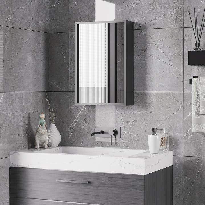 Produktbild Kleankin Spiegelschrank (40 x 15 x 60 cm)