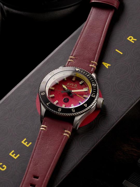 Actual product image AVI-8 AV-4103-04 Tuskegee Airmen Limited Edition Men's Watch 40mm 5ATM (Analogue wristwatch, 40 mm)