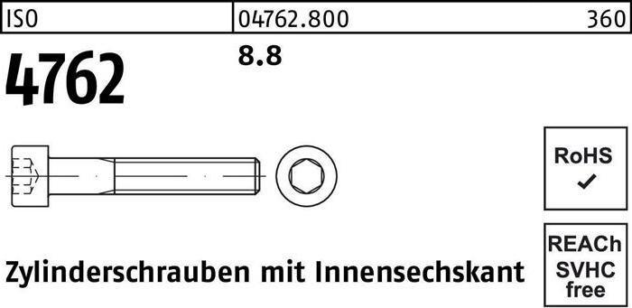 Actual product image Reyher Cheese head screw ISO 4762 with hexagon socket M 30 x 220 8.8 (5 Screws per piece)