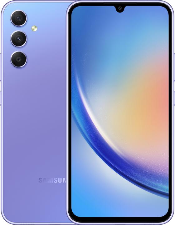 Samsung Galaxy A34 5G (128 GB, Awesome Violet, 6.60", Dual SIM, 48 Mpx, 5G)