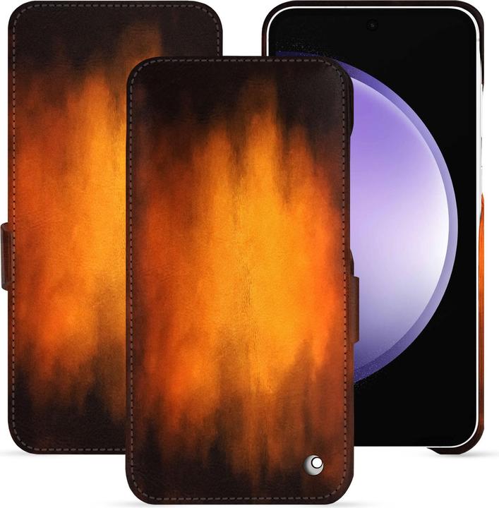 Actual product image Noreve Horizontal leather flap shell (Samsung Galaxy S23 FE)