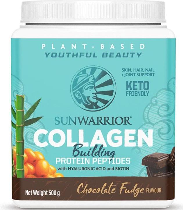 Immagine prodotto Sunwarrior Peptidi proteici del collagene che costruiscono il cioccolato Fudge (1 Pezzo/i, Polvere, 500 g)