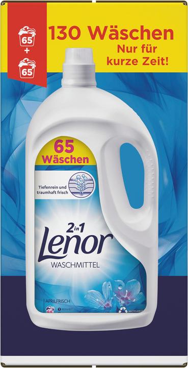 Image du produit Lenor Fraîcheur D'Avril (130 Cycles de lavage, Liquide)