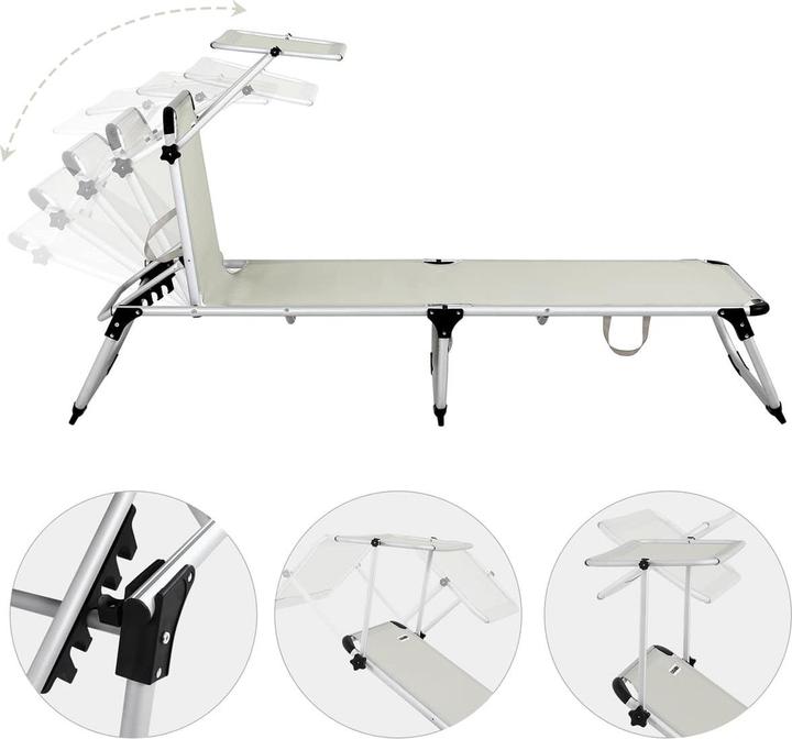 Produktbild Casaria Sonnenliege (210 cm)