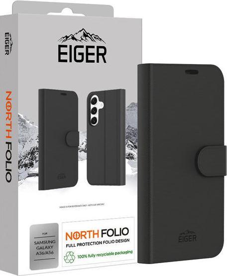 Image du produit Eiger North Folio Case Galaxy A36/A56 schwarz (Samsung Galaxy A56)