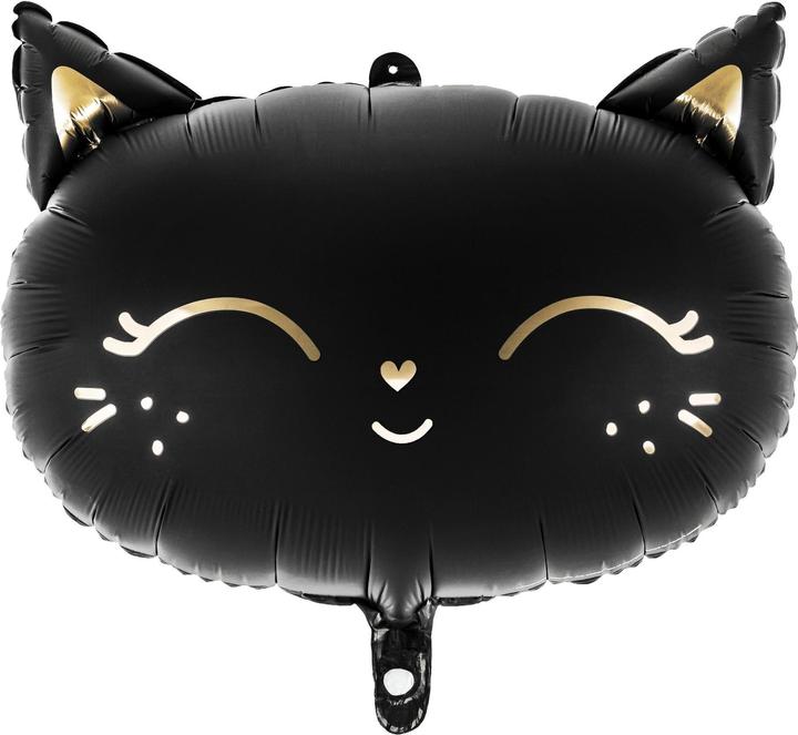 Produktbild Partydeco Ballon Katze schwarz