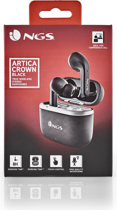 Image du produit NGS Artica crown black (8 h, Sans fil)