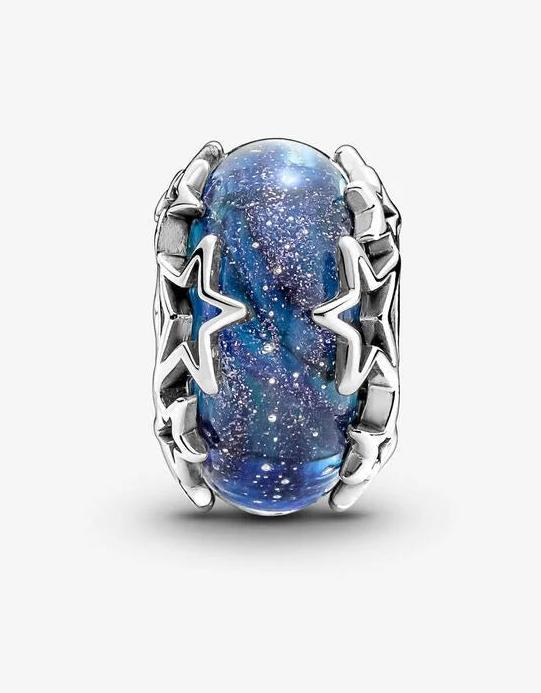 Immagine prodotto Pandora Charms/Beads di Murano con galassia blu e stelle (Argento 925)