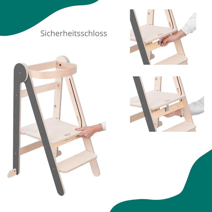 Produktbild MamaToyz Zusammenklappbarer Lernturm