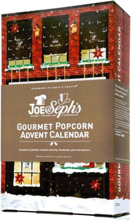 Image du produit Joe & Seph's Calendrier de l'Avent Popcorn (168 g)