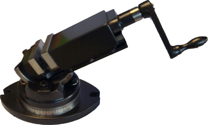 Immagine prodotto Paulimot 2-Achsen Maschinenschraubstock 75 mm Backenbreite 360° drehbar (75 mm)