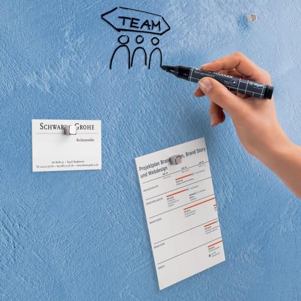 Actual product image Sigel Glass magnetic board Artverum with design (Magnet board, 60 x 40 cm)