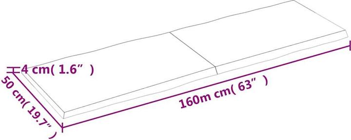 Produktbild VidaXL Aneta (160 x 4 x 50 cm)