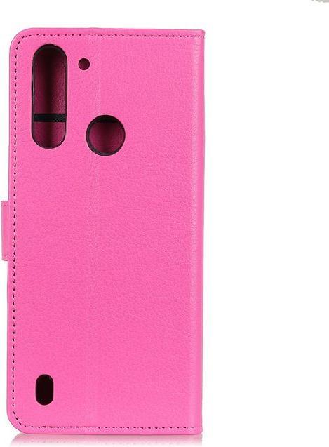 Produktbild MU Classic Litchi Leder Bookcover Series (Motorola Moto G8 Power Lite)