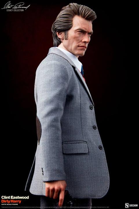 Actual product image Sideshow L'Inspecteur Harry figurine 1/6 Clint Eastwood Legacy Collection Harry Callahan 30 cm