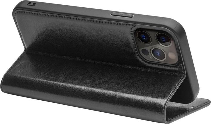 Actual product image QiAlino Fourre Flip cuir véritable (Apple iPhone 13 Pro Max)