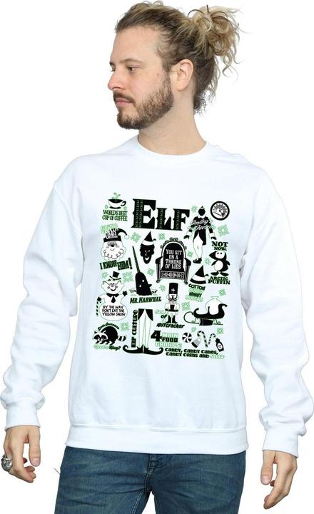 Produktbild Elf Infographic Poster Sweatshirt (XXL)