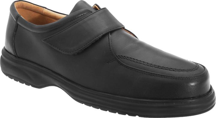 Roamers Superlite Lederschuhe Schuhe mit Klettverschluss breite Passform