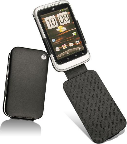Productafbeelding Noreve Lederen omslag verticaal (HTC Wildfire S)