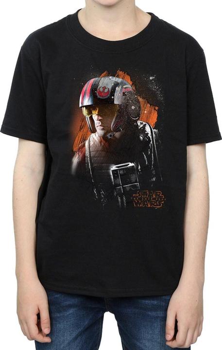 Immagine prodotto Star Wars The Last Jedi Poe Dameron Brushed Maglietta Ragazzi (128)