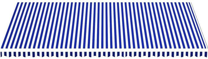 Blue and white