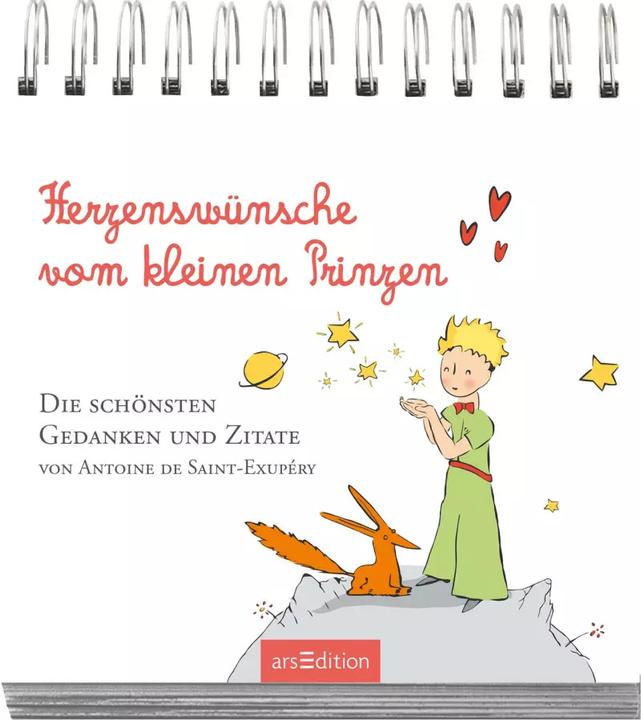 Image du produit Aufsteller Spiral Wünsche kleine Prinz (Allemand, Antoine de Saint Exupéry, 2023)