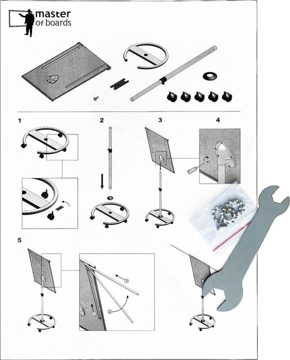 Actual product image Master of Boards Flipchart Shark Premium
