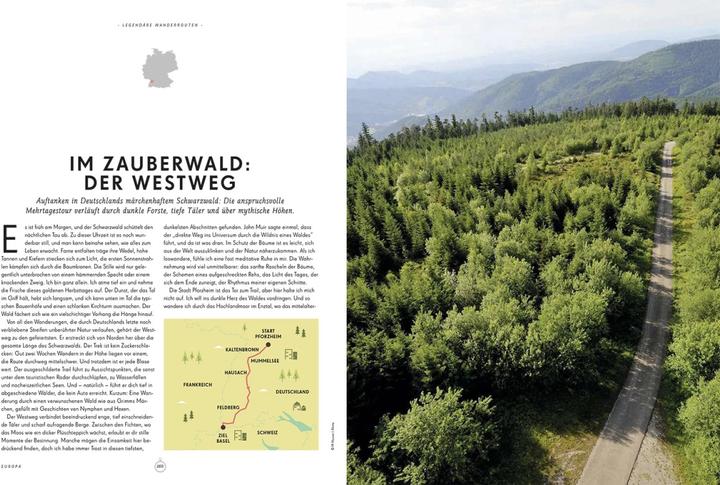 Produktbild Legendäre Wanderrouten (Deutsch, Lonely Planet, 2020)