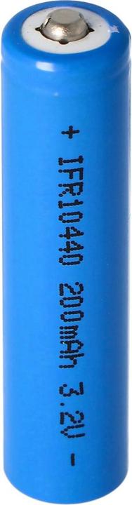 Image du produit AccuCell Batterie solaire IFR 10440 AAA solaire avec tête non protégée (1 pcs, 200 mAh, Batterie)