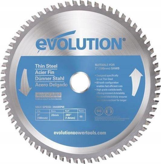 Evolution Sega per acciaio sottile TCT 180 mm