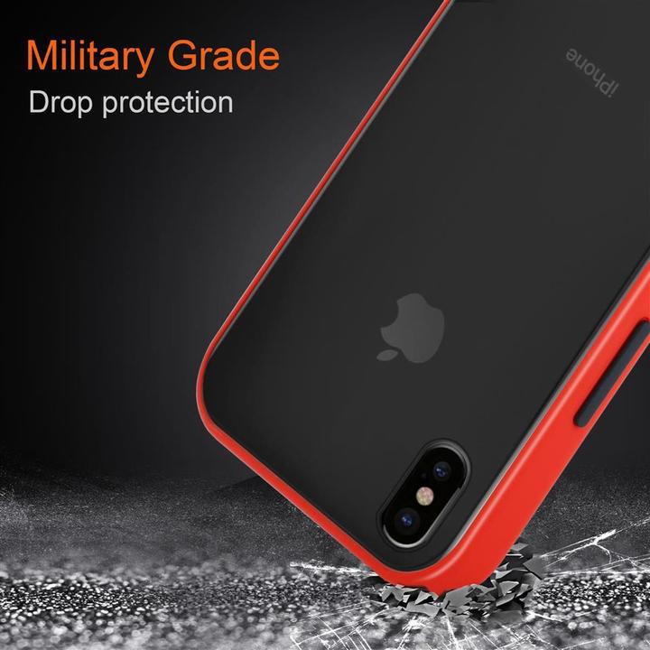 Actual product image Cadorabo Hybrid Matt Cover (Apple iPhone X)