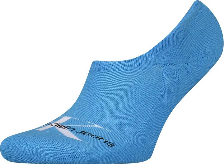 Image du produit Calvin Klein Men's Logo High Cut Footie 1 Pack Chaussettes, Blue Crush, ONE Size (40 - 46)