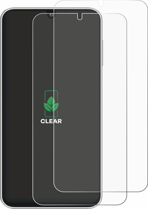 Image du produit ScreenLeaf Film de protection d'écran, Protection d'écran Écologique, Clear, Anti-Rayures (2 pièce(s), Samsung Galaxy A16 5G)