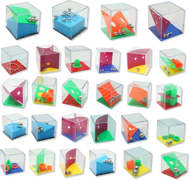 Actual product image The twiddlers 28 amazing mini-puzzles with brain teasers