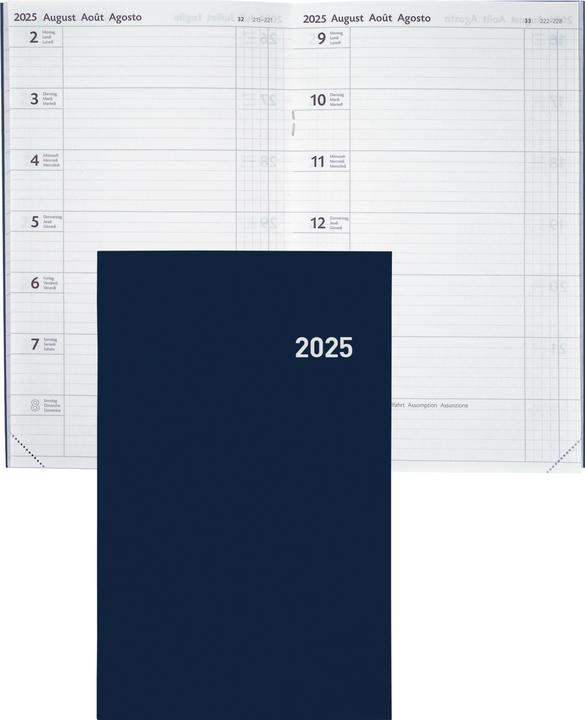 Valori nutrizionali e ingredienti Biella Agende business Compact (25 x 15 cm, Tedesco, Inglese, Italiano, Francese)