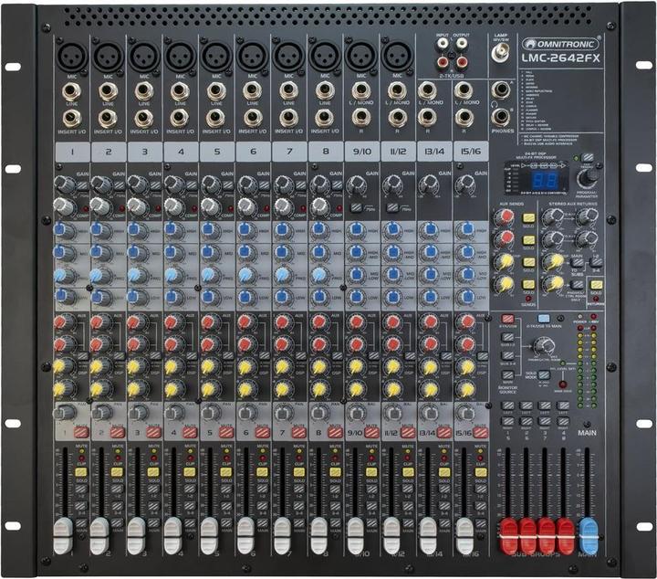 Produktbild Omnitronic LMC2642FX USB MISCHPULT (Studio- und Livemixer)