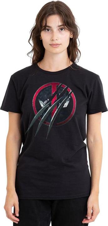 Actual product image Deadpool & Wolverine Unisex Adult Wolverine Claws T-Shirt (XXL)