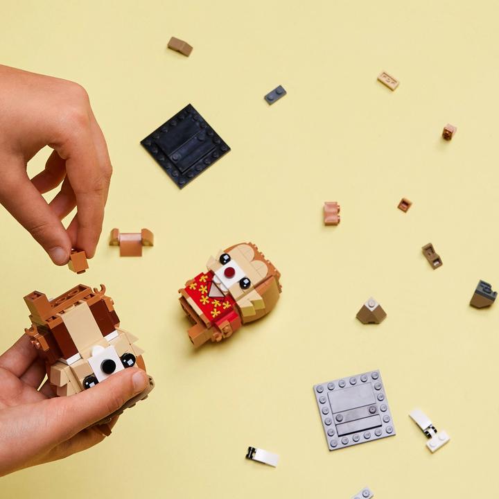 Actual product image LEGO BrickHeadz Chip & Chap 40550 (40550, LEGO Disney, LEGO Rare Sets)