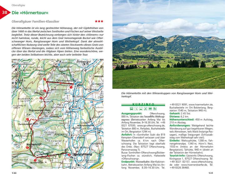 Nutritional values and ingredients Leichte Wanderungen Oberstdorf - Kleinwalsertal (German, Gerald Swabian, 2022)