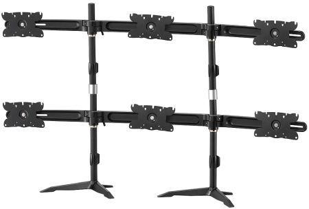Actual product image Avaya Table holder 6-fold for flat screens of 61.00cm (24") (Ground, 32.01")