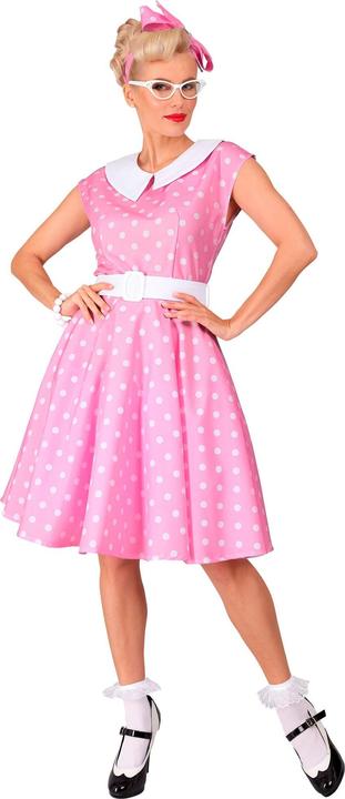 Immagine prodotto Widmann ROSA MODA ROCK'N'ROLL anni '50 (abito con sottogonna, cintura, fascia per capelli), L (L)