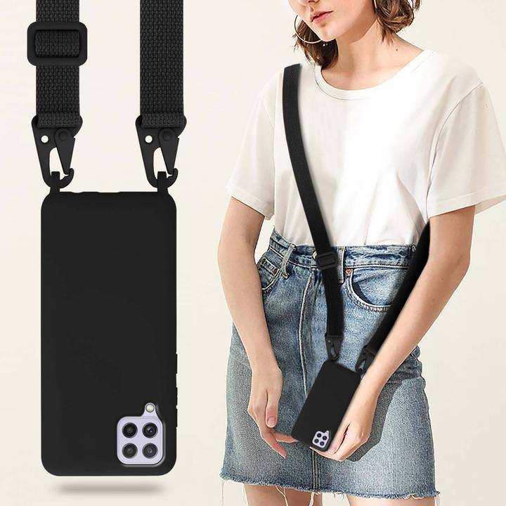Actual product image Cadorabo TPU Cover Mobile Phone Chain Liquid (Samsung Galaxy M22, Samsung Galaxy A22, Samsung Galaxy A32)