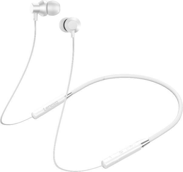 Image du produit Lenovo HE05 Casque sans fil pour le sport, Blanc (pas de réduction du bruit, Sans fil)