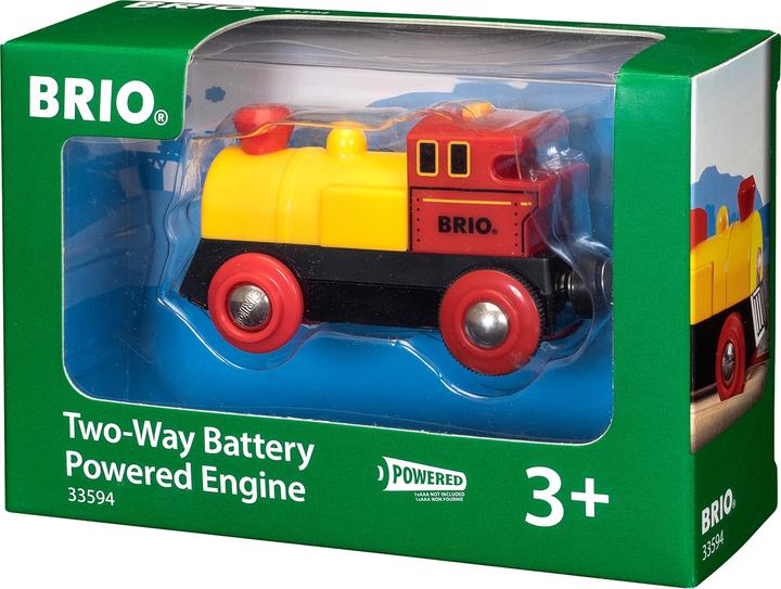 Actual product image Brio Battery locomotive yellow